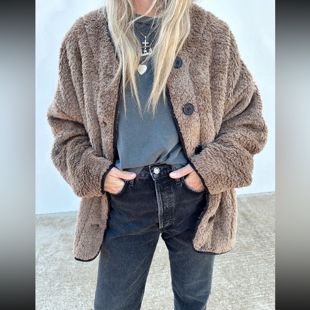 Frankie Sherpa Jacket Ascotandhart